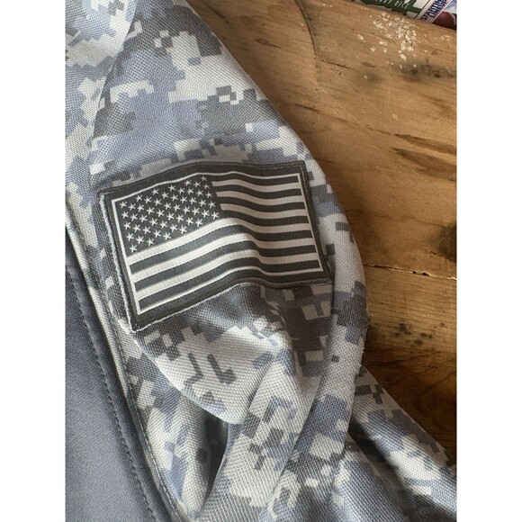 LSU Tigers Hoodie Mens XL Gray Camo OHT Military Appreciation Pullover Colosseum - Picture 3 of 6